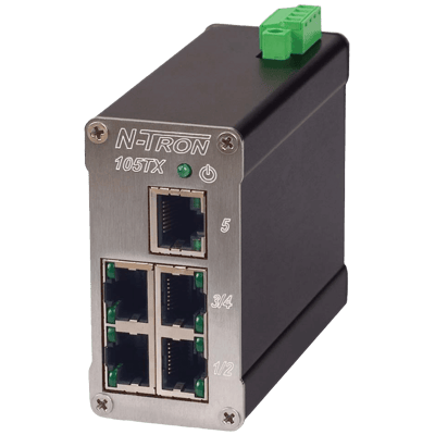 Red Lion Industrial Ethernet Switch, 105TX